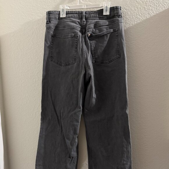 H&M Black denim jeans women size 10 - Picture 1 of 3